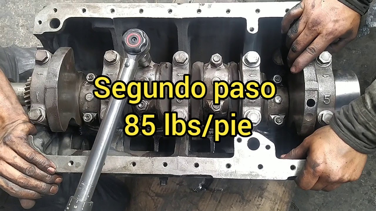 Torque de bielas de motor Nissan FD35