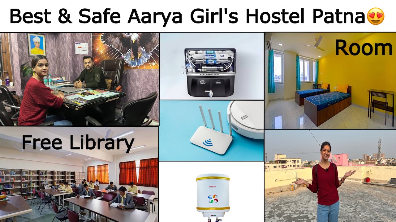 Patna कि Aarya Girl’s Hostel दे रही Free Library Facility 😍 | Best & Safe Girls Hostel In Patna |