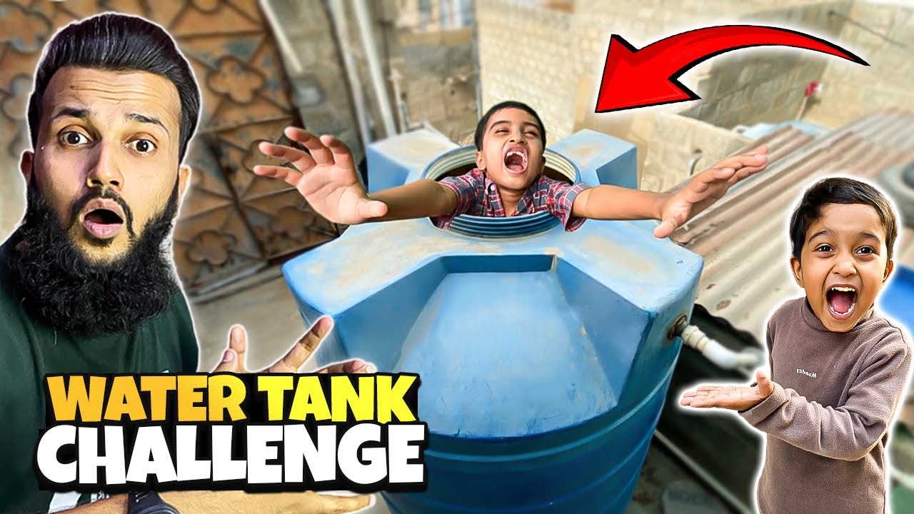 SAYING YES TO PAPA 😨 Water Tank Challenge | Fahad Bhai Official