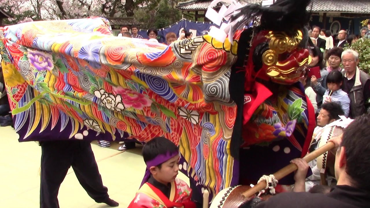 獅子舞列伝2017・岡東獅子舞（高屋神社）【香川県観音寺市高屋町】（平成29年）