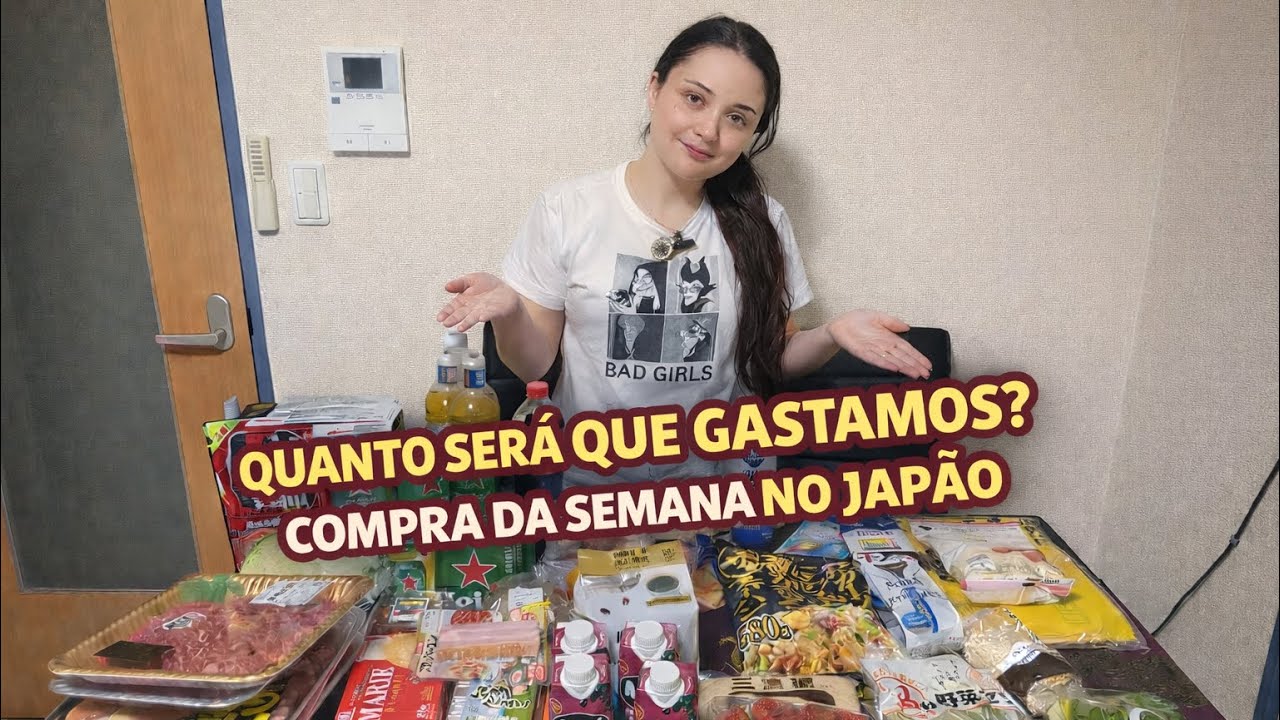 Quanto custa fazer compra da semana no Japão em 2026?Será que ta caro?Mercado japonês ,rotina…