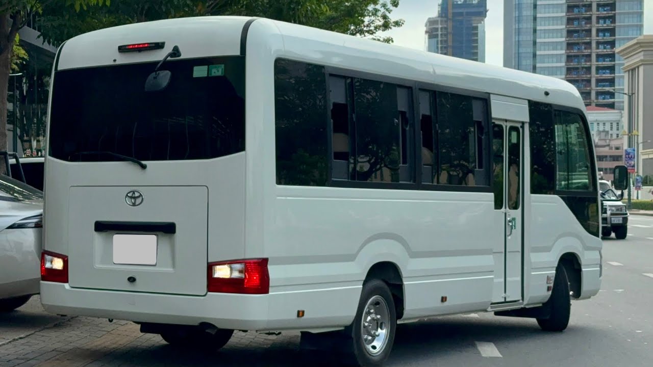 Amazing! Toyota Coaster VIP Premium Mini Bus - Interior Exterior Details 