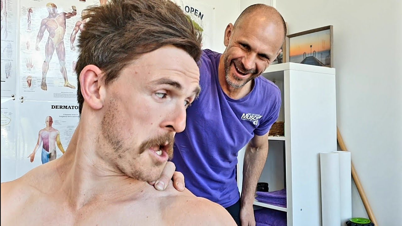 DEEP NECK + SHOULDER MASSAGE | The Ultimate Seated Treatment