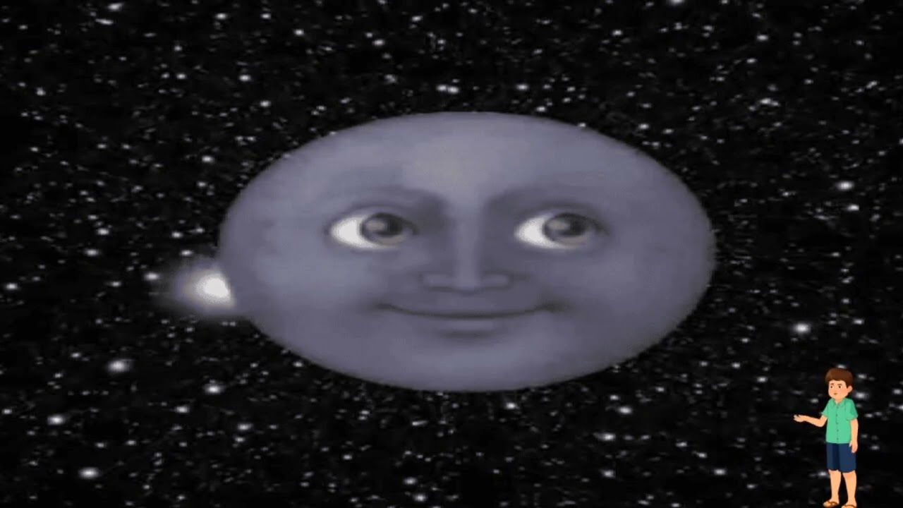  The moon little friend 🌚.# motivational story 