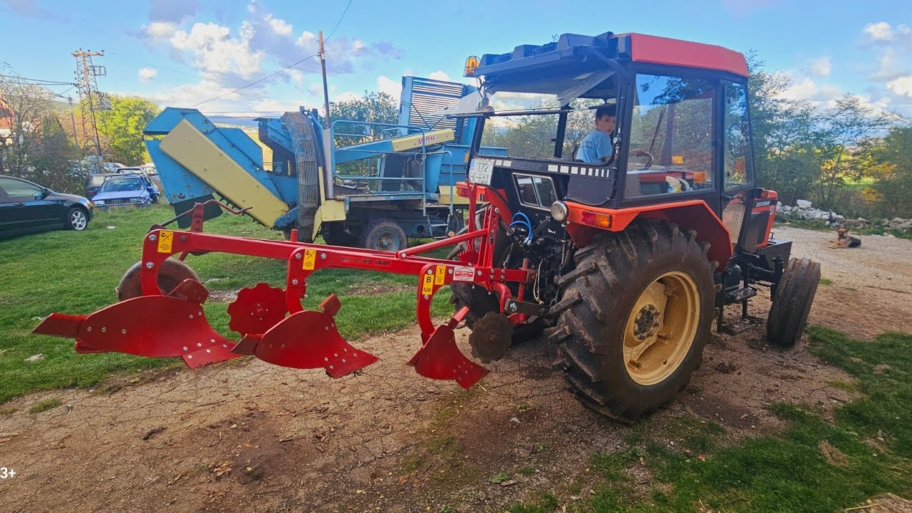 Oranje Zetor 6320 i Bell impex 3x30