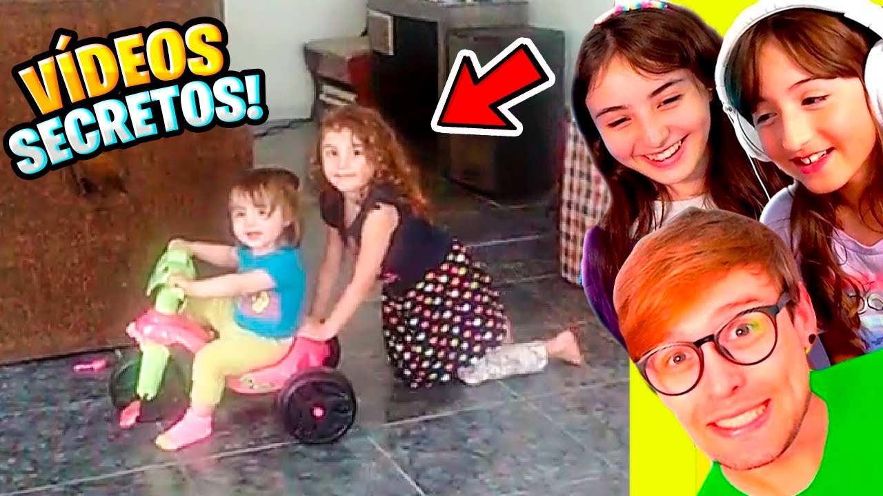 VÍDEOS SECRETOS ANTIGOS das MINHAS FILHAS! *Muito Engraçado