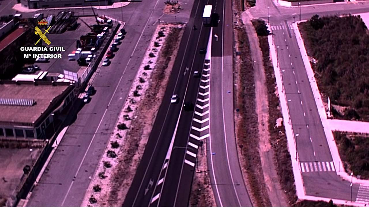 Espectacular persecución de la Guardia Civil en la Operación Puzzle