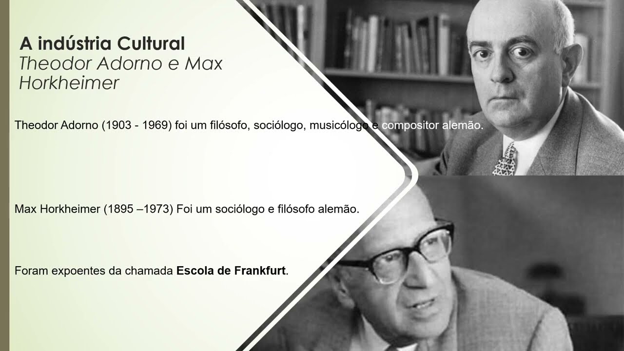 ANÁLISE DA OBRA A INDÚSTRIA CULTURAL | THEODOR ADORNO E MAX HORKHEIMER | OBRA DO PAS 2 DA UnB