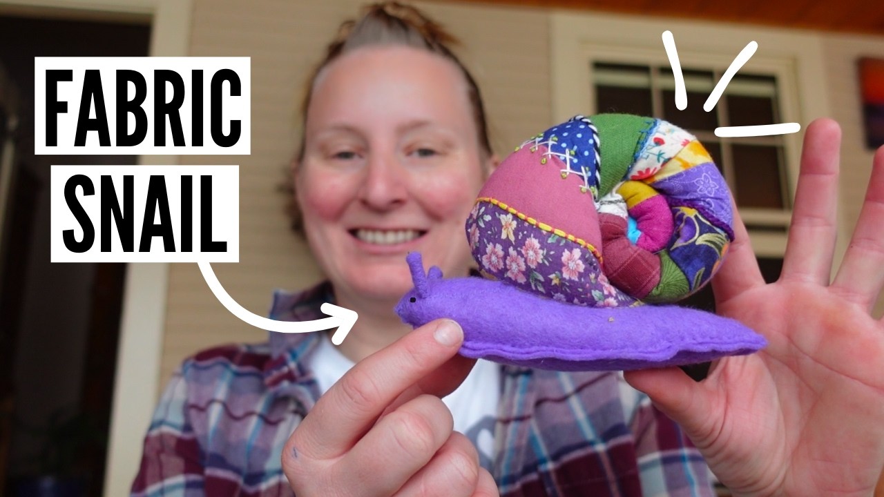 Sewing at a Snail's Pace 🐌 A Moment of Whimsy in Your Day