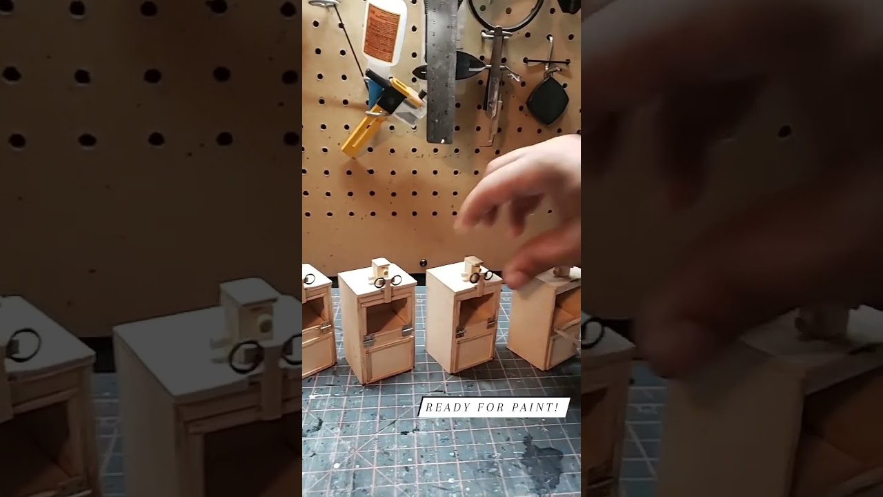 Woodworked Craftstick 1:12 Newspaper Vending Machines  by Andre 