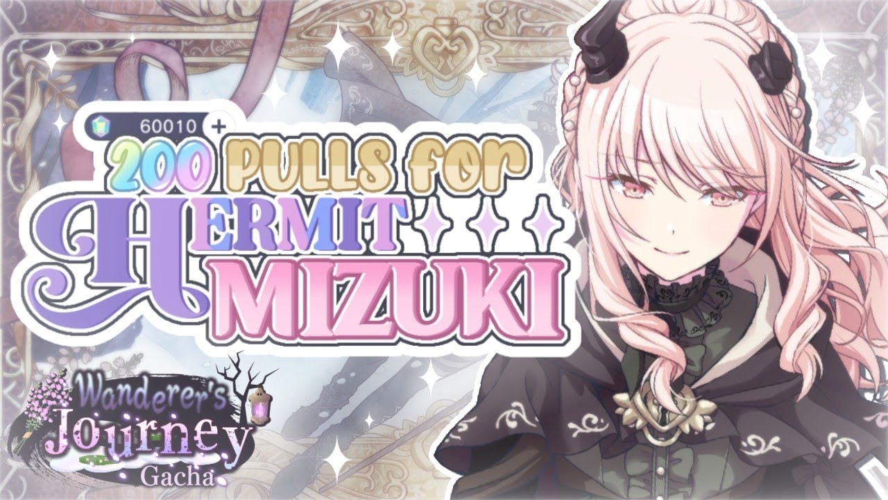 200 pulls for hermit Mizuki! | Project sekai Wanderer's journey rerun gacha