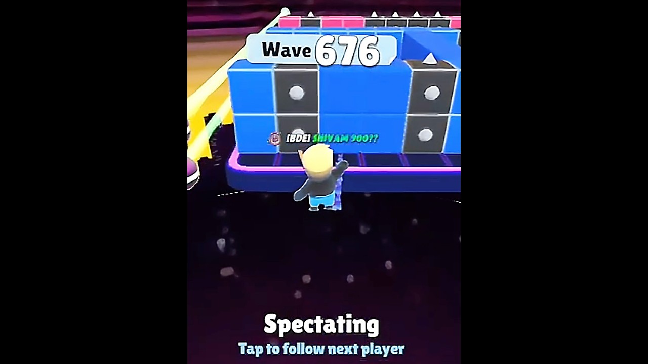 Pro save without ability at 676 wave block dash endless #stumbleguys