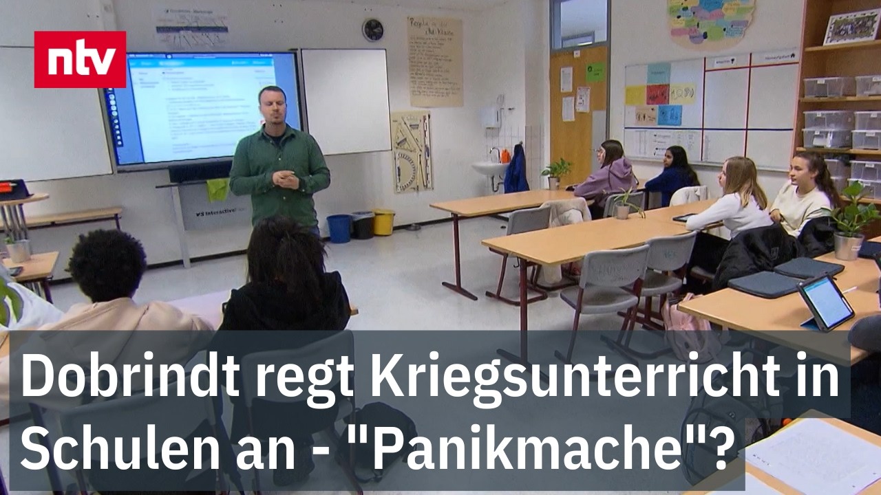 Dobrindt regt Kriegsunterricht in Schulen an - Opposition sieht 