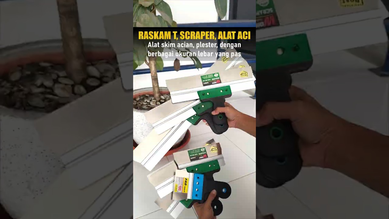 Scraper Raskam T Alat Plamir Plester 