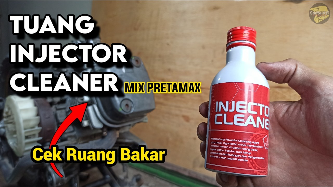 Tuang Honda Injector Cleaner dan Lihat HASILNYA