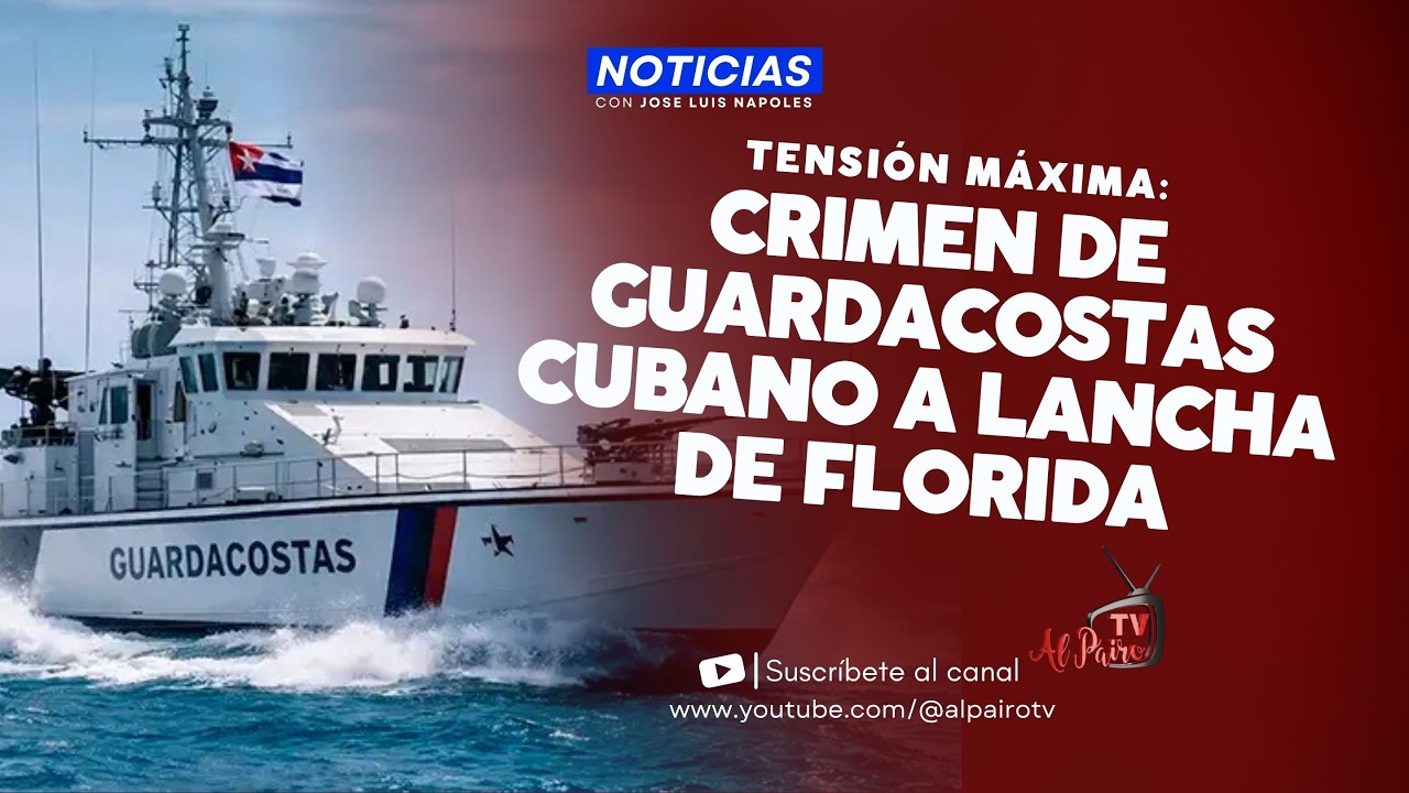 🚨🌊Tensión Máxima: Reportan Mortal Incidente entre Guardacostas de Cuba y Lancha de EE.UU.