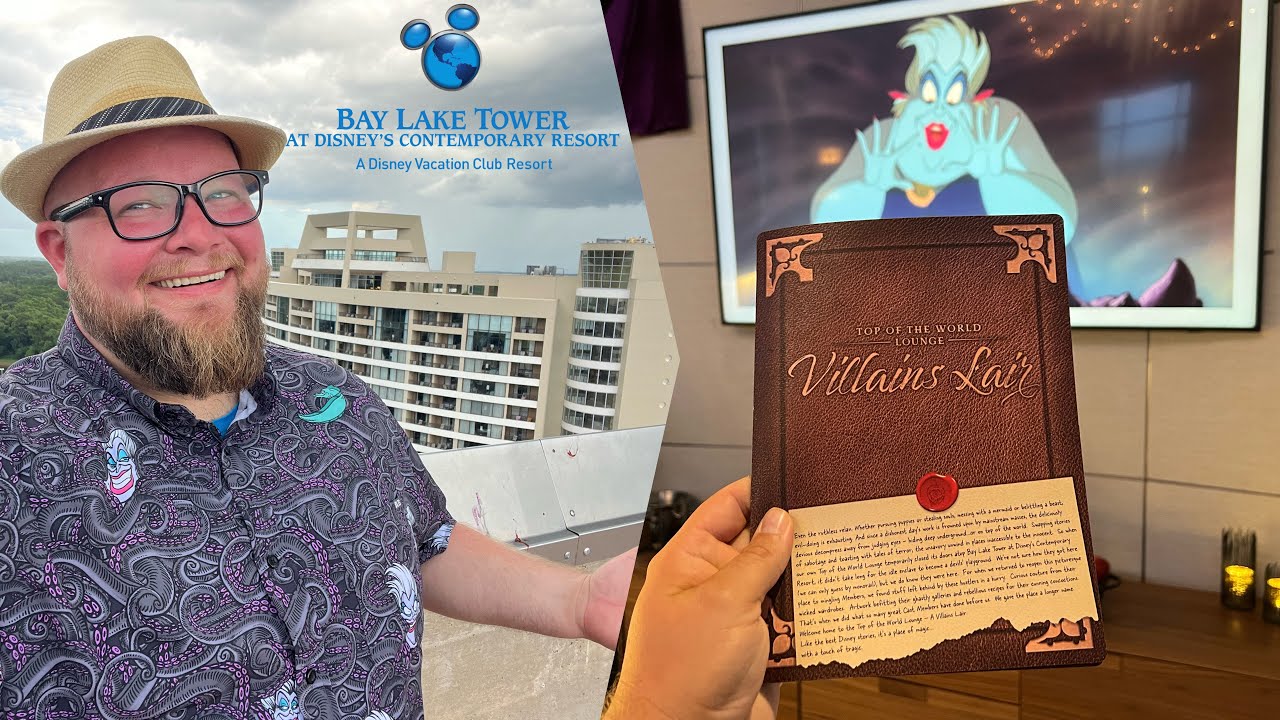 Disney’s NEW Top of the World Lounge – A Villains Lair At Bay Lake Tower Resort | Walt Disney World