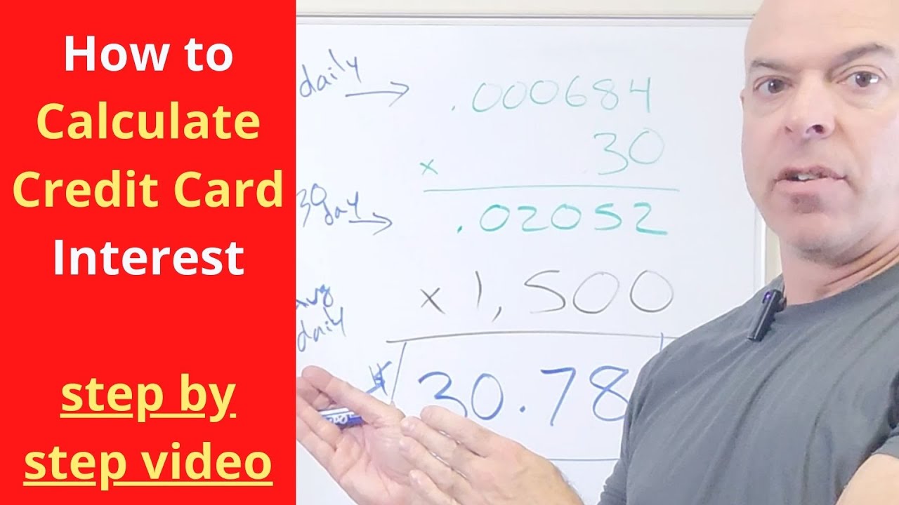 How to Calculate Credit Card Interest