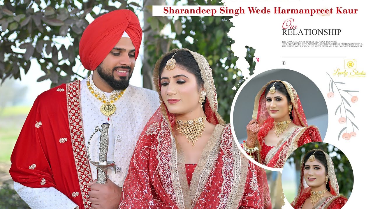 # Sharandeep Singh & Harmanpreet Kaur # Cinematic Lovely Photography Bhangala  7589449633 9465574743