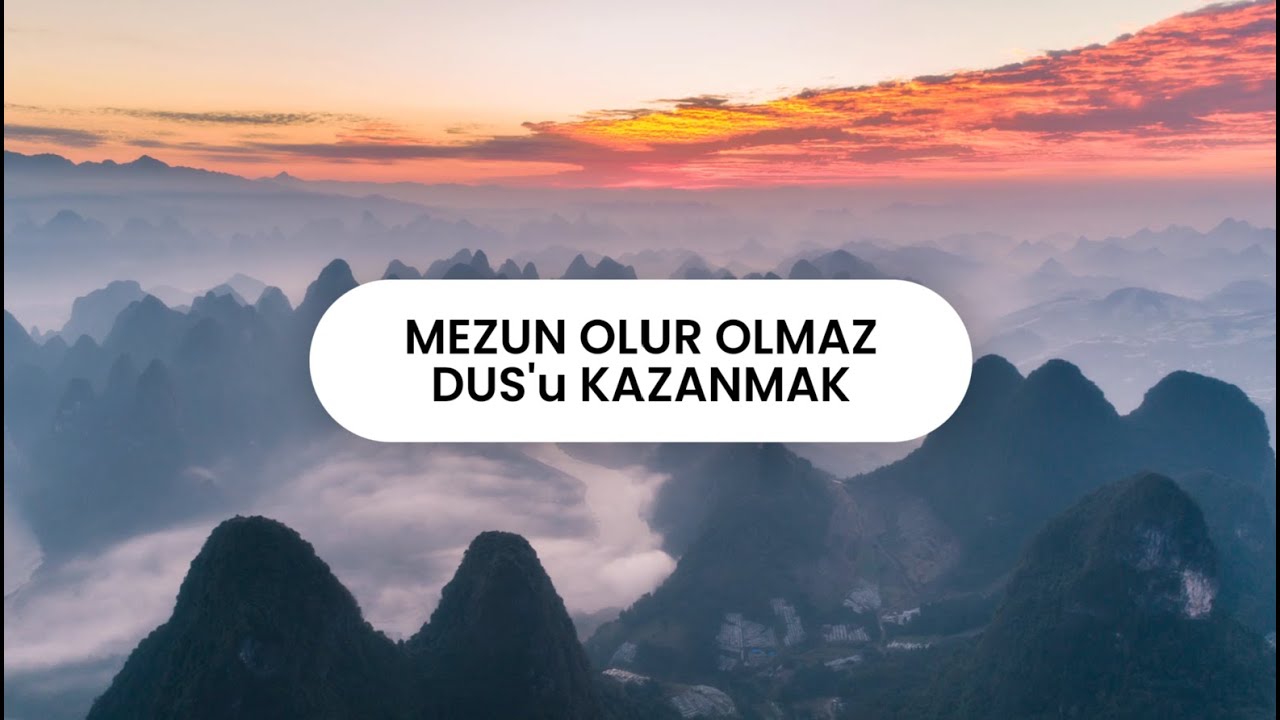 MEZUN OLUR OLMAZ DUS'u KAZANMAK - Ekim 2024 DUS 263.sü ve 479.su