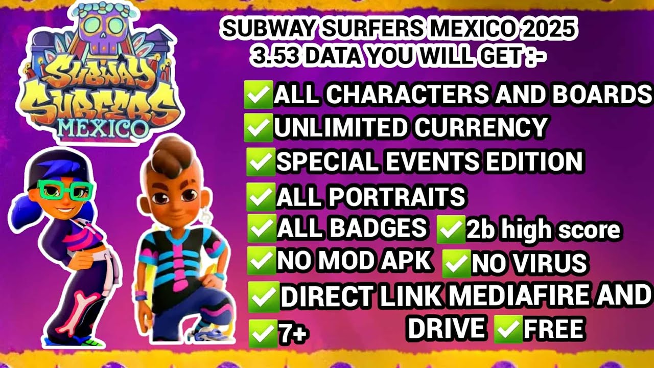 [🎃💰 UNLOCK ALL CHARACTERS & BOARDS in Subway Surfers MEXICO! 🇲🇽 (HALLOWEEN 2025 SECRET METHOD!)