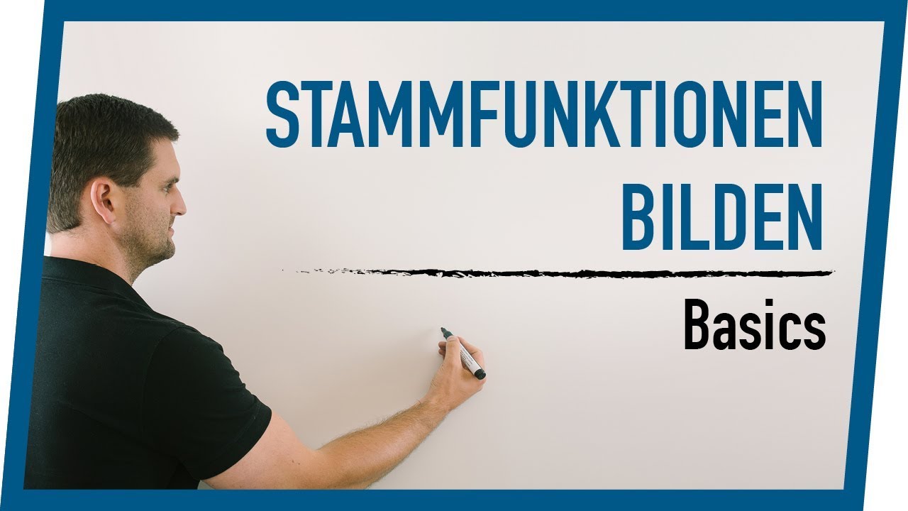 Stammfunktion bilden Basics | INTEGRALRECHNUNG | Mathe by Daniel Jung