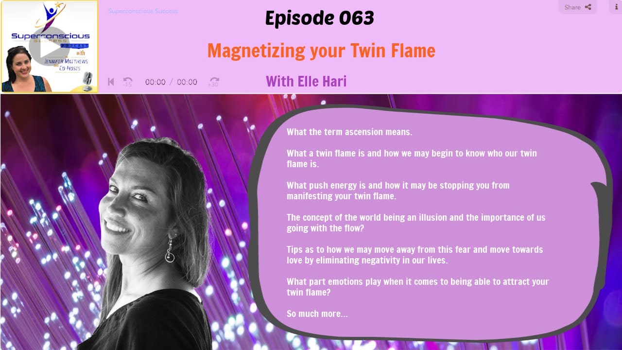 🎙 Episode 063 - Interview with Elle Hari - Magnetizing your Twin Flame
