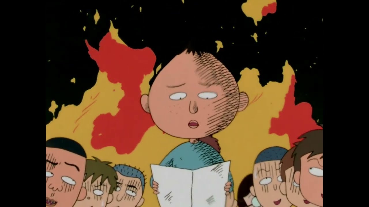 CHIBI MARUKO-CHAN S1 #68 MARUKO MENULIS KARANGAN