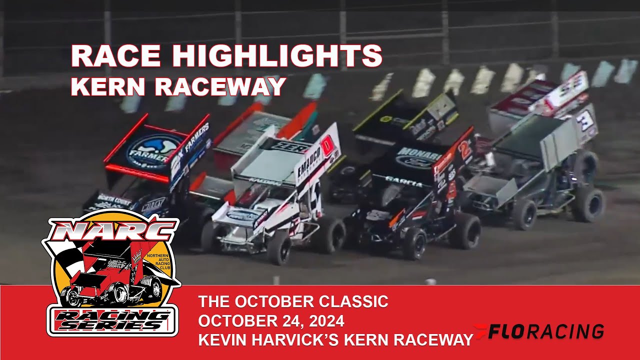RACE HIGHLIGHTS:  NARC SPRINT CARS @ KEVIN HARVICK'S KERN RACEWAY - OCTOBER 24, 2024