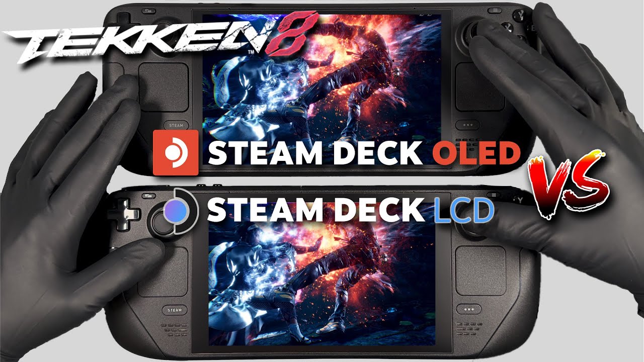 Tekken 8 | Steam Deck OLED VS LCD | Steam OS | Gameplay Comparison w/Commentary