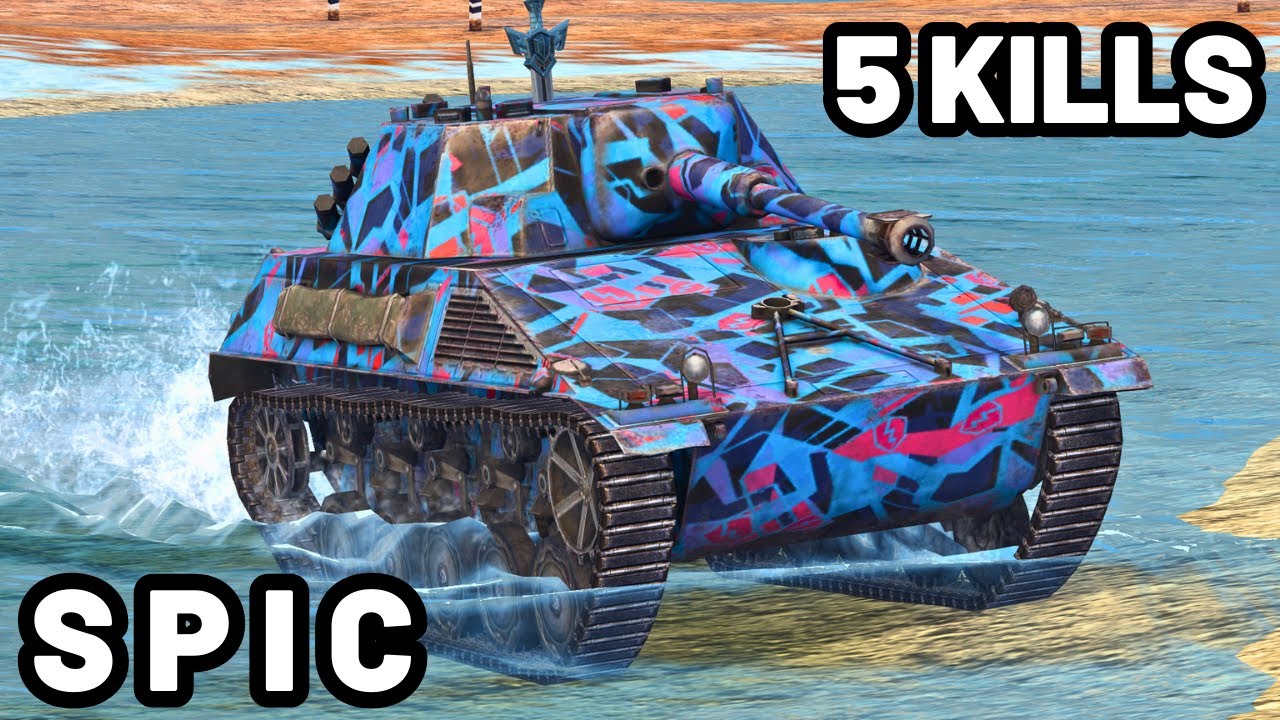 S P I C | 4.6K DAMAGE | 5 KILLS | WOT Blitz Pro Replays