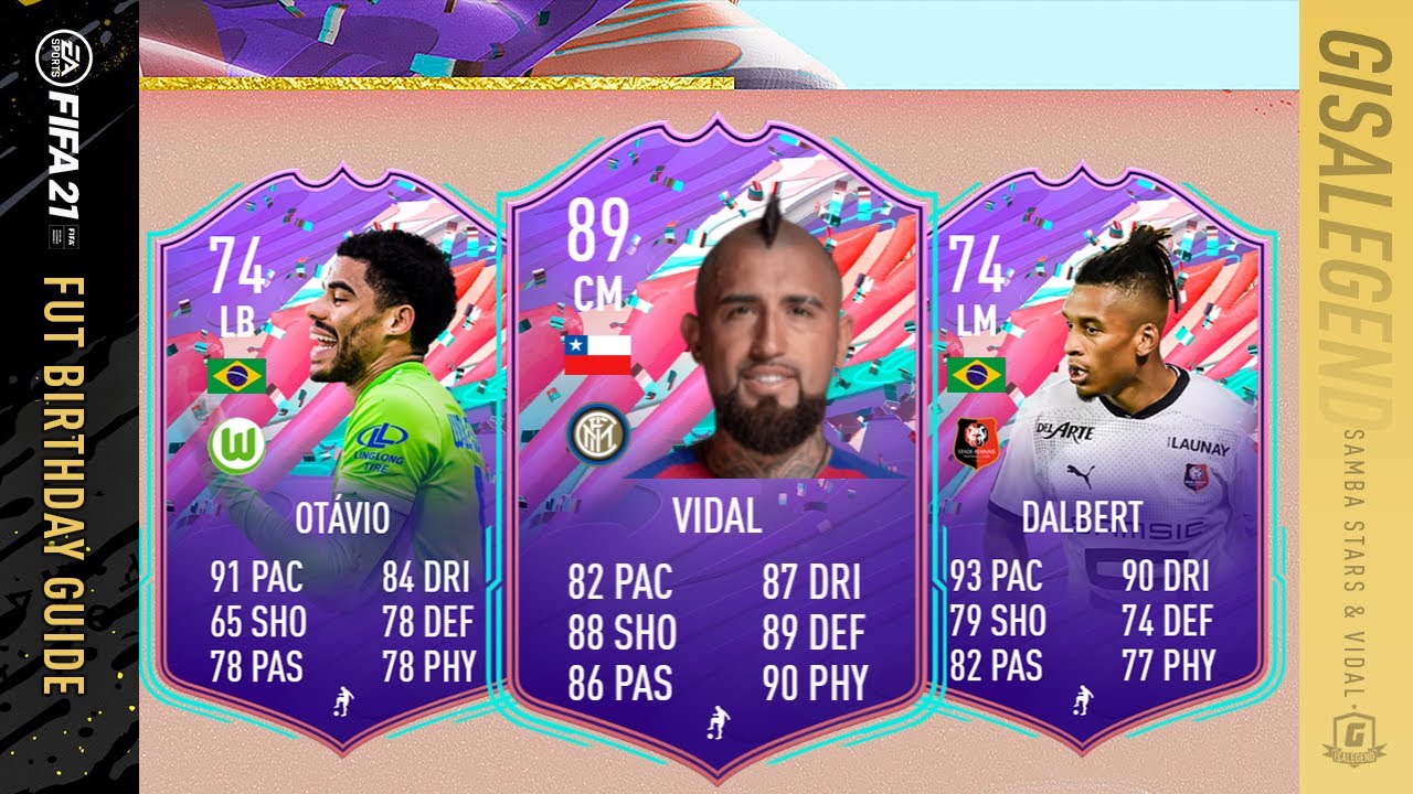 FIFA 21 FUT Birthday Arturo Vidal SBC & Samba Stars Guide - 89 Rated, 500k Spend & 60k Pack Return