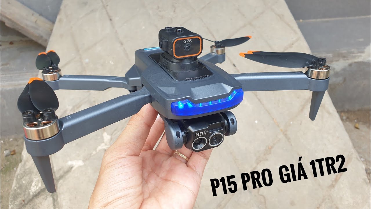 P15 Pro - Flycam giá rẻ có GPS mất sóng tự bay về