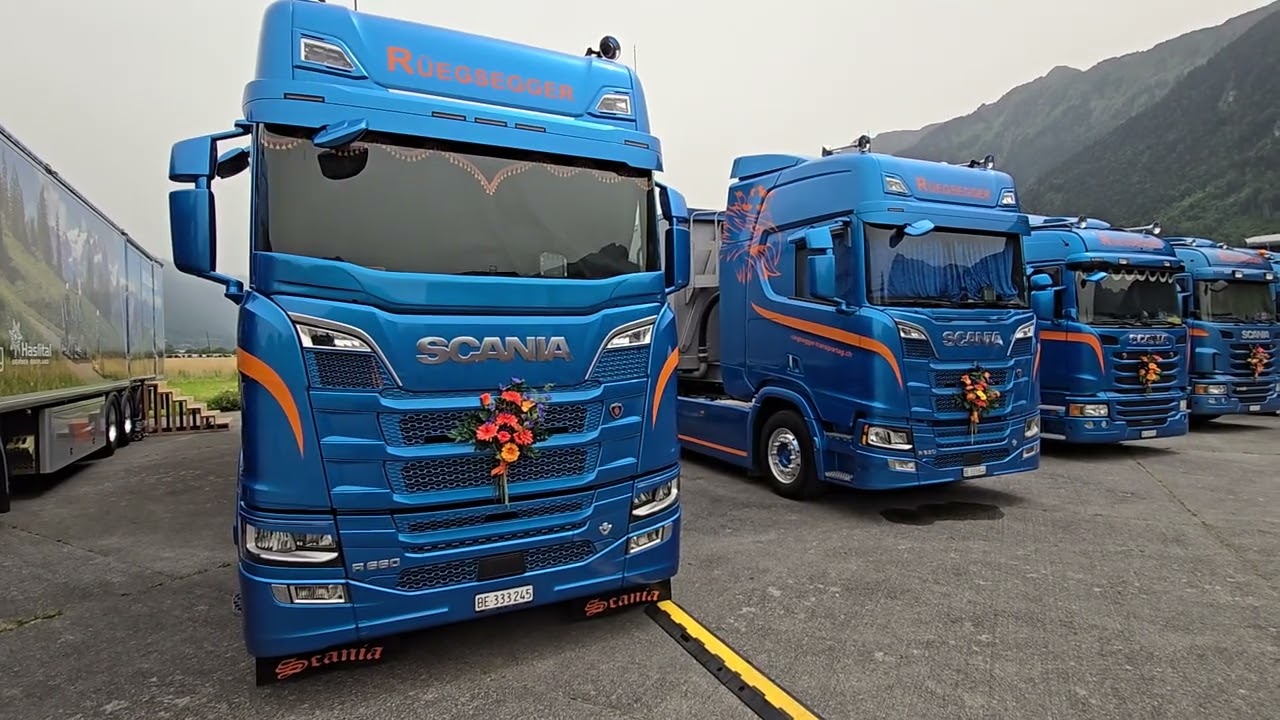 Trucker & Country Festival Interlaken BE 2024  1/   Impressionen und Eindrücke/U.a.Trucker Oldtimer