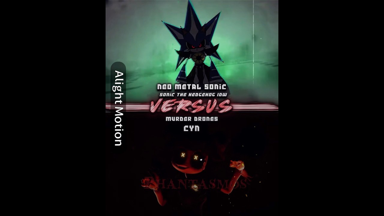 Neo Metal Sonic vs Cyn #vs #murderdrones #wisedit #sonicheroes #whoisstrongest