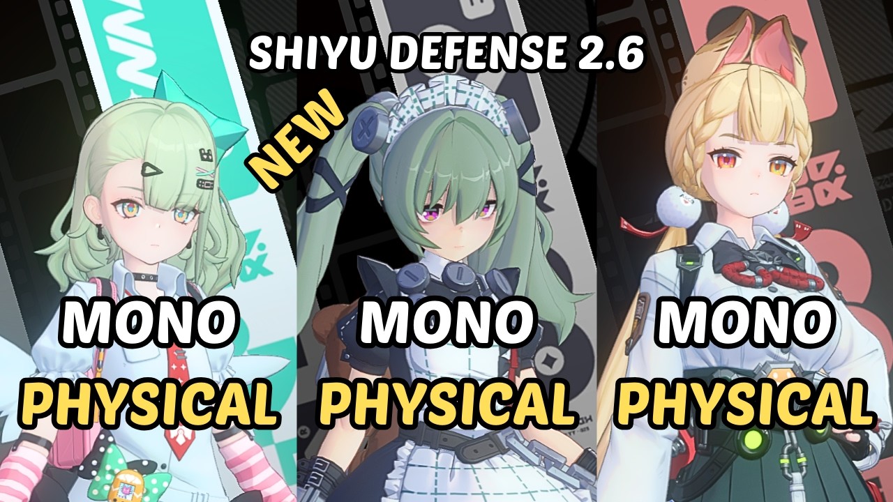 NEW Shiyu Defense ZZZ Corin Dialyn x M0 Alice Piper Yuzuha x YeShunguang Sunna Zenless Zone Zero 2.6
