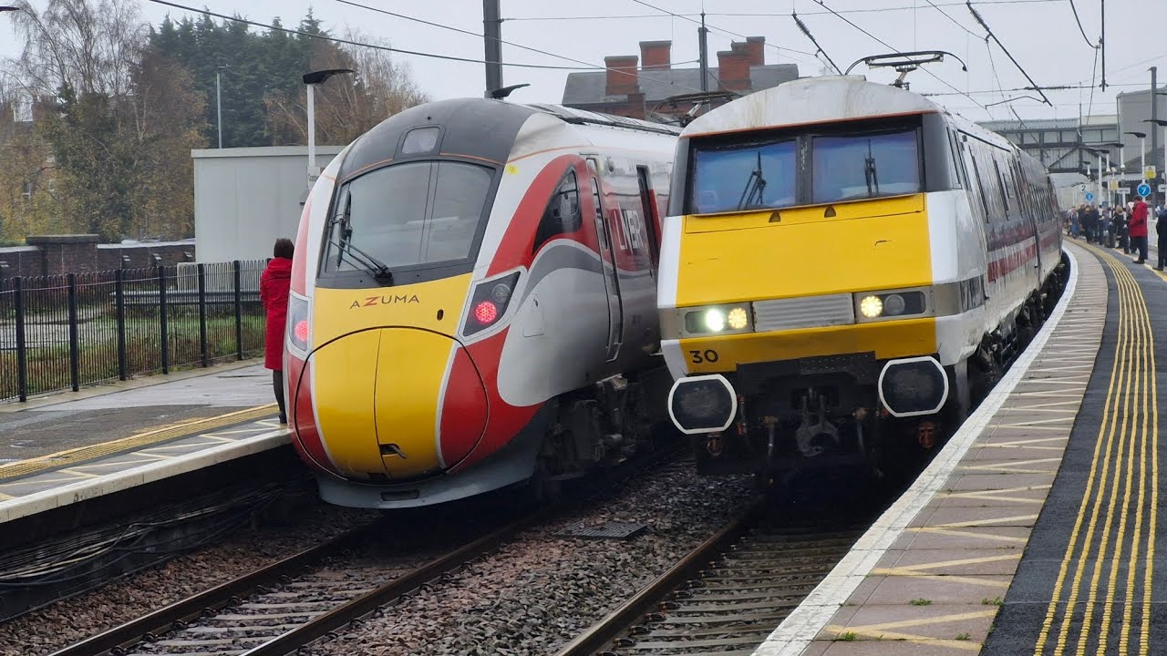 Trains at Grantham 15/11/25 Inc Sir Nigel Gresley&Black 5