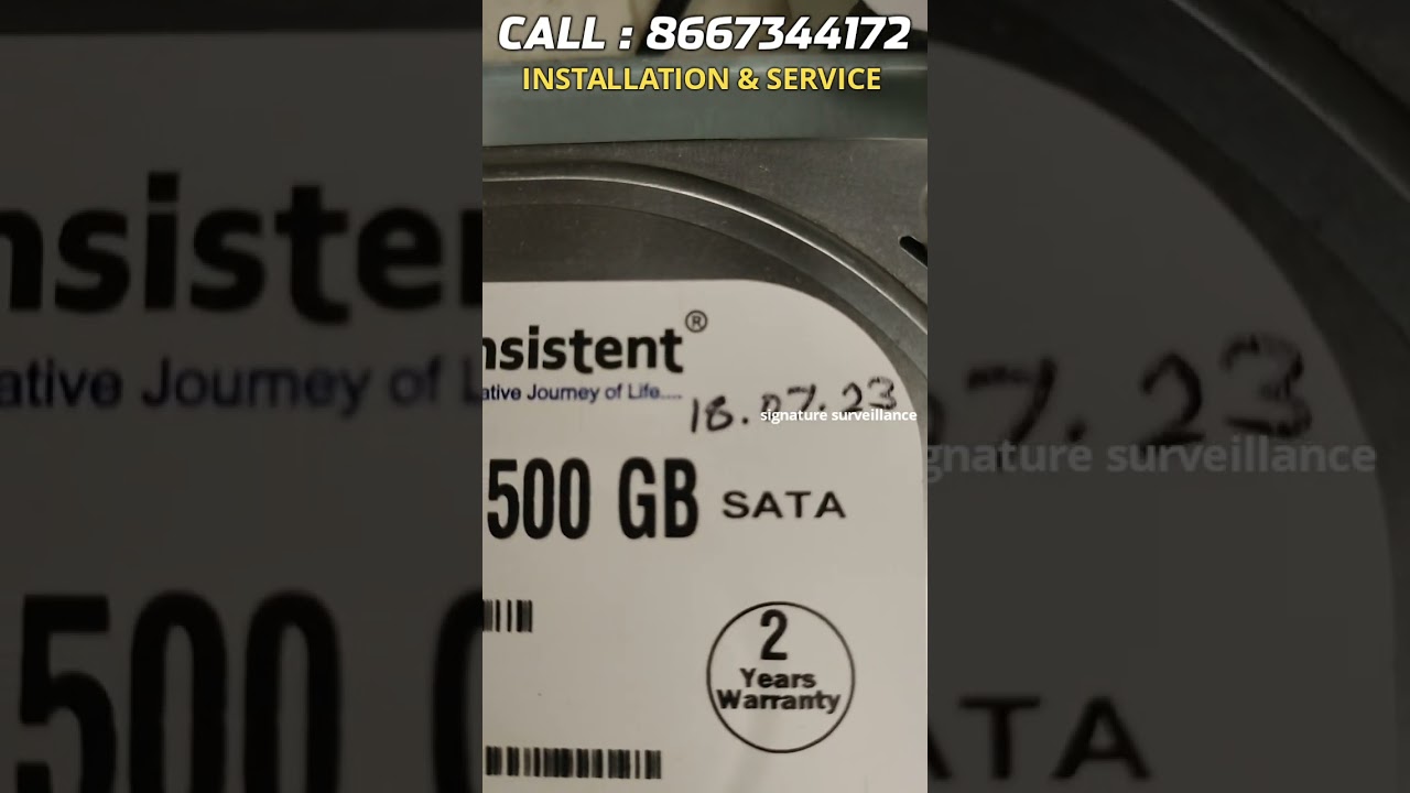 CCTV HDD Replacement | DVR HDD Replacement