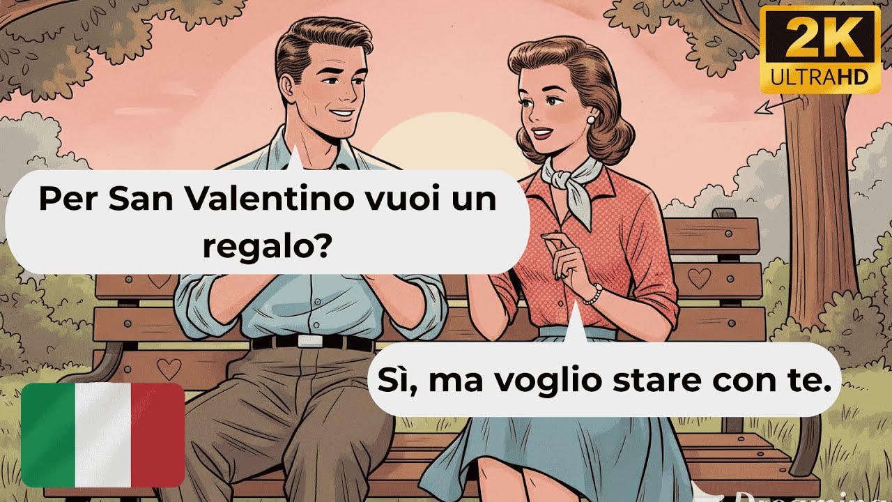 30 Minutes Talking About My Valentine’s Day | Learn Italian Easy Through Simple Conversations