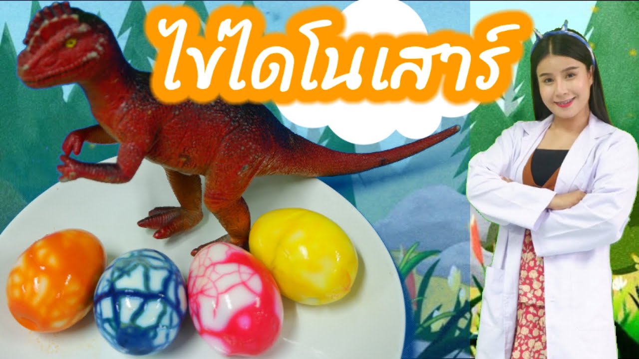 สนุกคิดสนุกทดลอง เรื่อง ไข่ไดโนเสาร์ #วิทยาศาสตร์สำหรับเด็กปฐมวัย