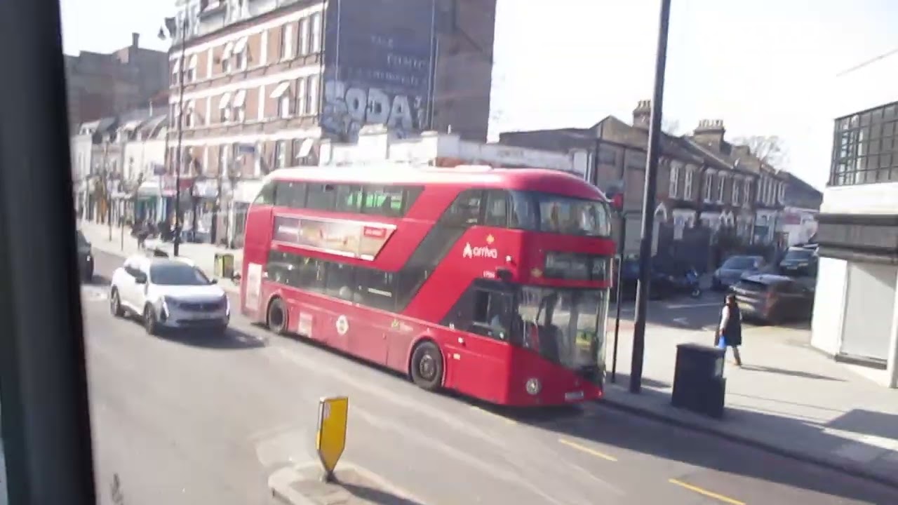 London bus 123 ride (MHV95) Part 1