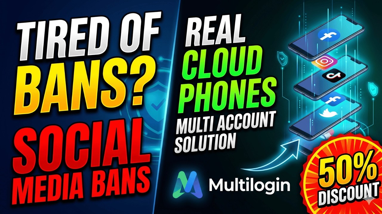 Multi Account Cloud Phones - Real Android Cloud Devices