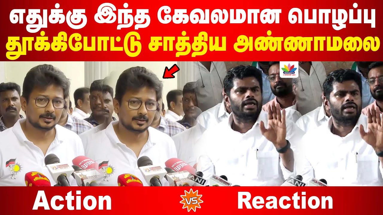 எதுக்கு இந்த கேவலமான பொழப்பு.. தூக்கிபோட்டு சாத்திய அண்ணாமலை | Annamalai VS Udhayanidhi