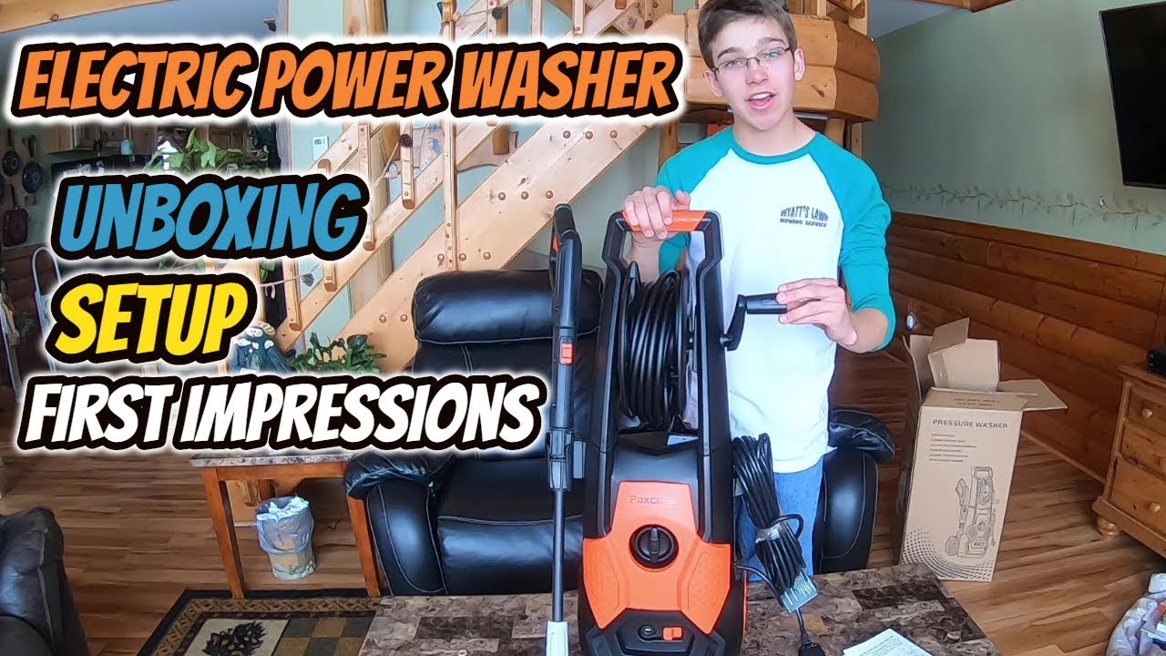 Paxcess Electric Power Washer | Unboxing, Setup, Initial Impressions! | Good for Lawn Care business?