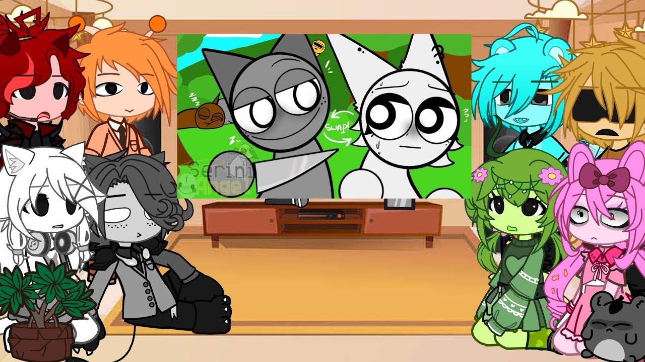 Sprunki Incredibox React To Gray & Wenda But Their Roles Got Swapped ?! II Gacha Club 🐰