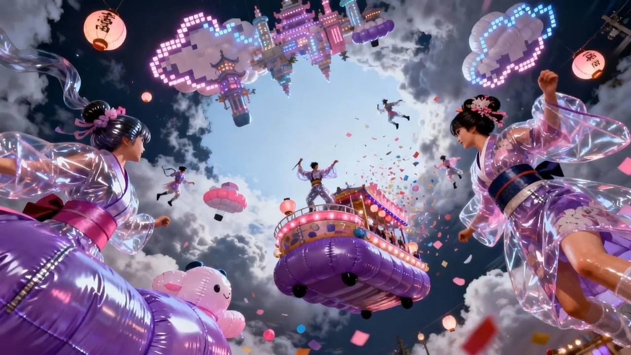 Sumo Speech Bubble 3. Devotion to Asian Culture. Off-piste AI art