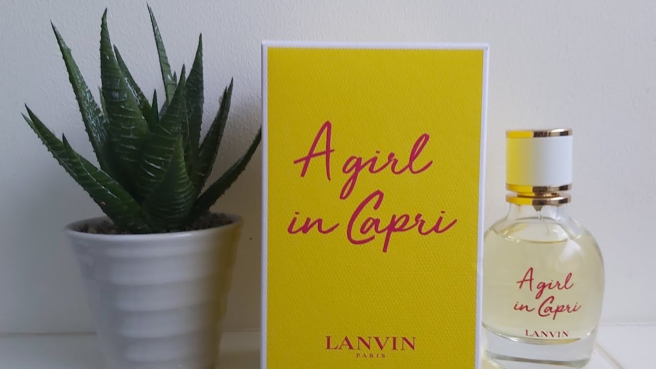 Lanvin's A Girl in Capri - an honest review of this fruity summer fragrance.
