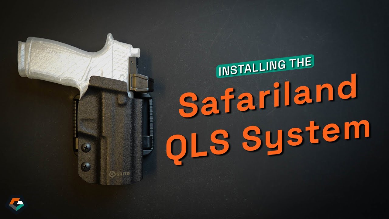 Installing the Safariland QLS System onto the Gritr Gear OWB Holster | Tutorial