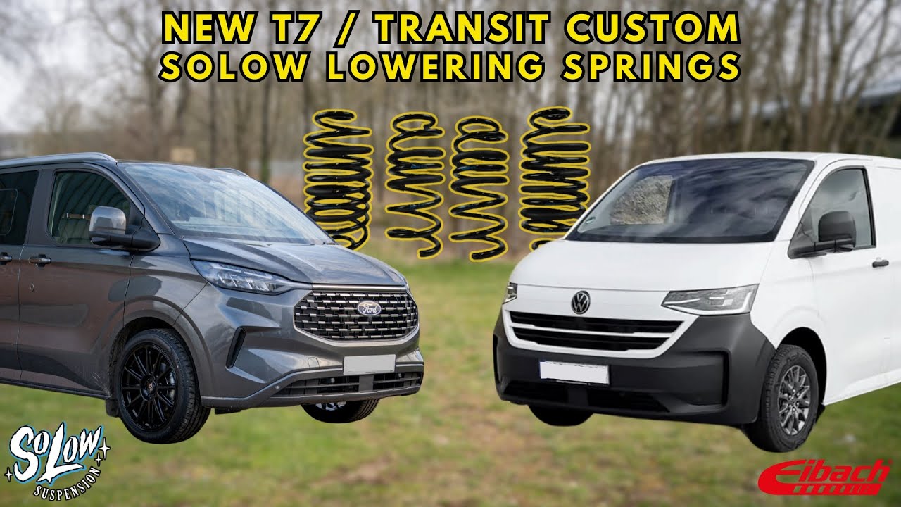 New T7 Transporter & Transit Custom, Eibach / Solow Lowering Spring install