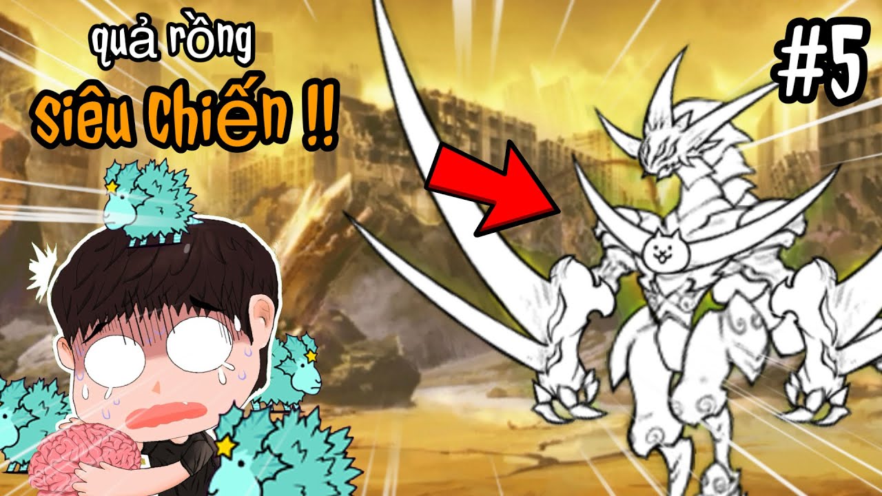 TÔI NHẬN CON RỒNG SIÊU BÁ NÀY KHI ĐANG LOAY HOAY ẢI MỚI | the battle cats #thaikuto #thebattlecats